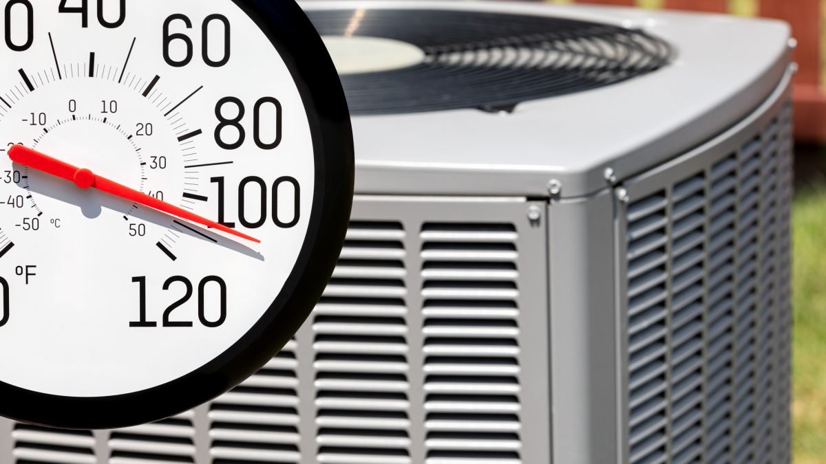 outdoor thermometer with air conditioner